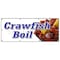 Signmission CRAWFISH BOIL BANNER SIGN cajun buggers louisiana crayfish shellfish B-96 Crawfish Boil - alternate 1